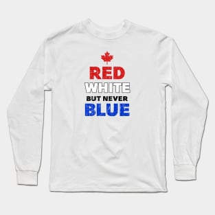 Red White but never Blue (Worn) Long Sleeve T-Shirt